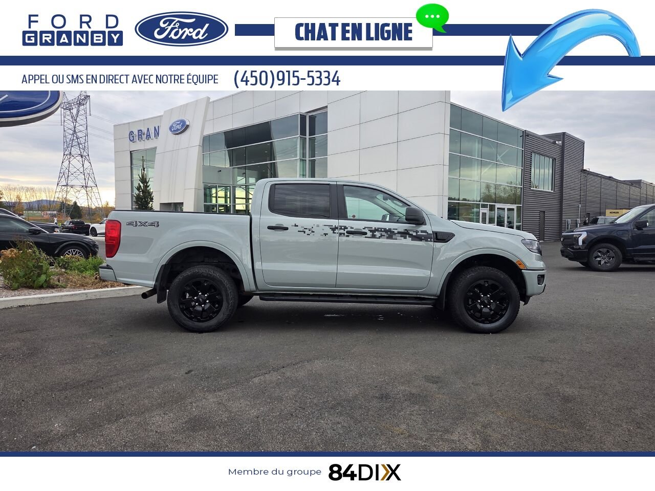 Ford Ranger 2023 Gris Granby - photo #7