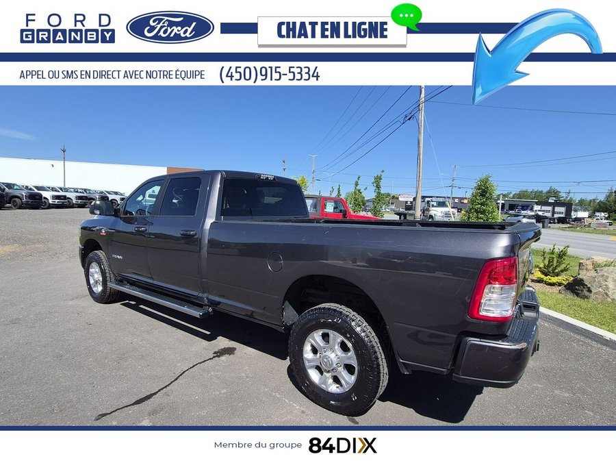 Ram 2500 Big Horn cabine d'équipe 4x4 caisse de 8 pi 2019 Gris