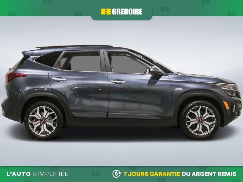 Kia Seltos 720583A | SX Turbo AWD AUTO AC CUIR TOIT NAV MAGS CAM RECUL 2023 Gris Laval - photo #10