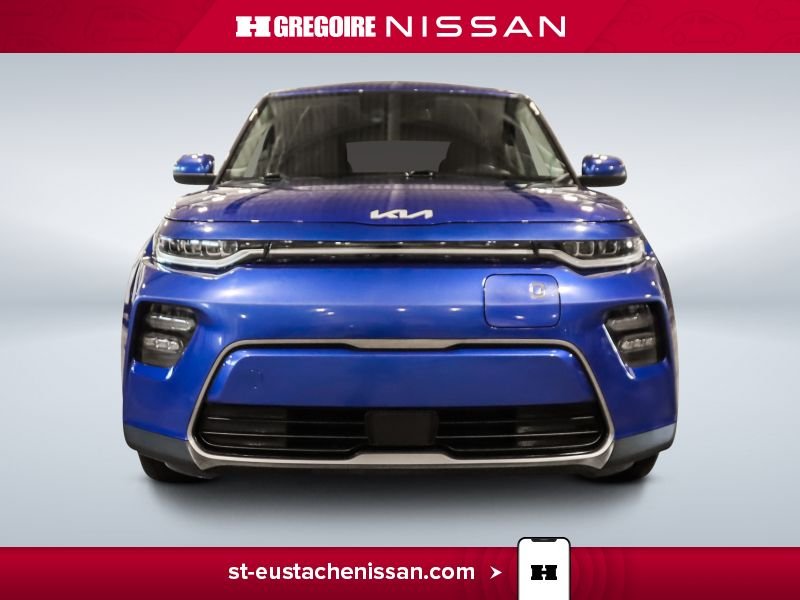 Kia Soul SE4477 | EV Premium CUIR ELECTRIQUE MAGS 2022 Bleu Laval - photo #2