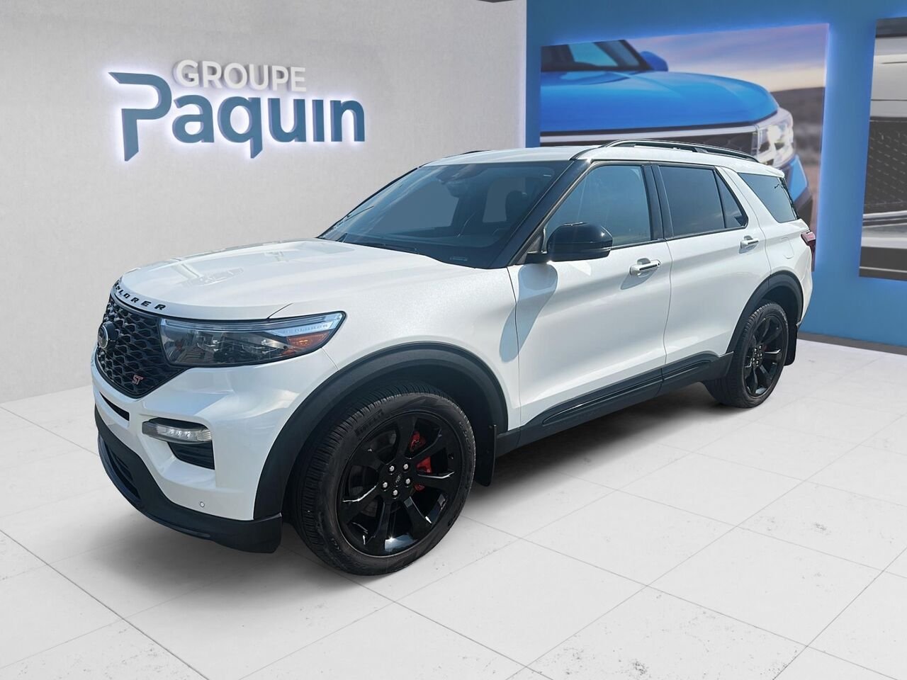 Ford Explorer 2024 Blanc Rouyn-Noranda - photo #0