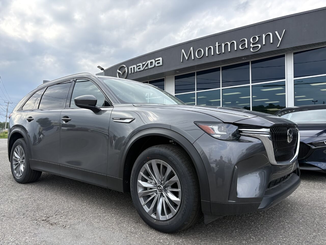 MAZDA CX-90 hybride rechargeable GS-L TI 2026 Gris mécanique métallisé Montmagny - photo #0