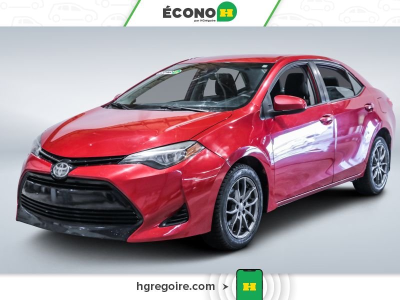 2018 Toyota Corolla 2018 Red