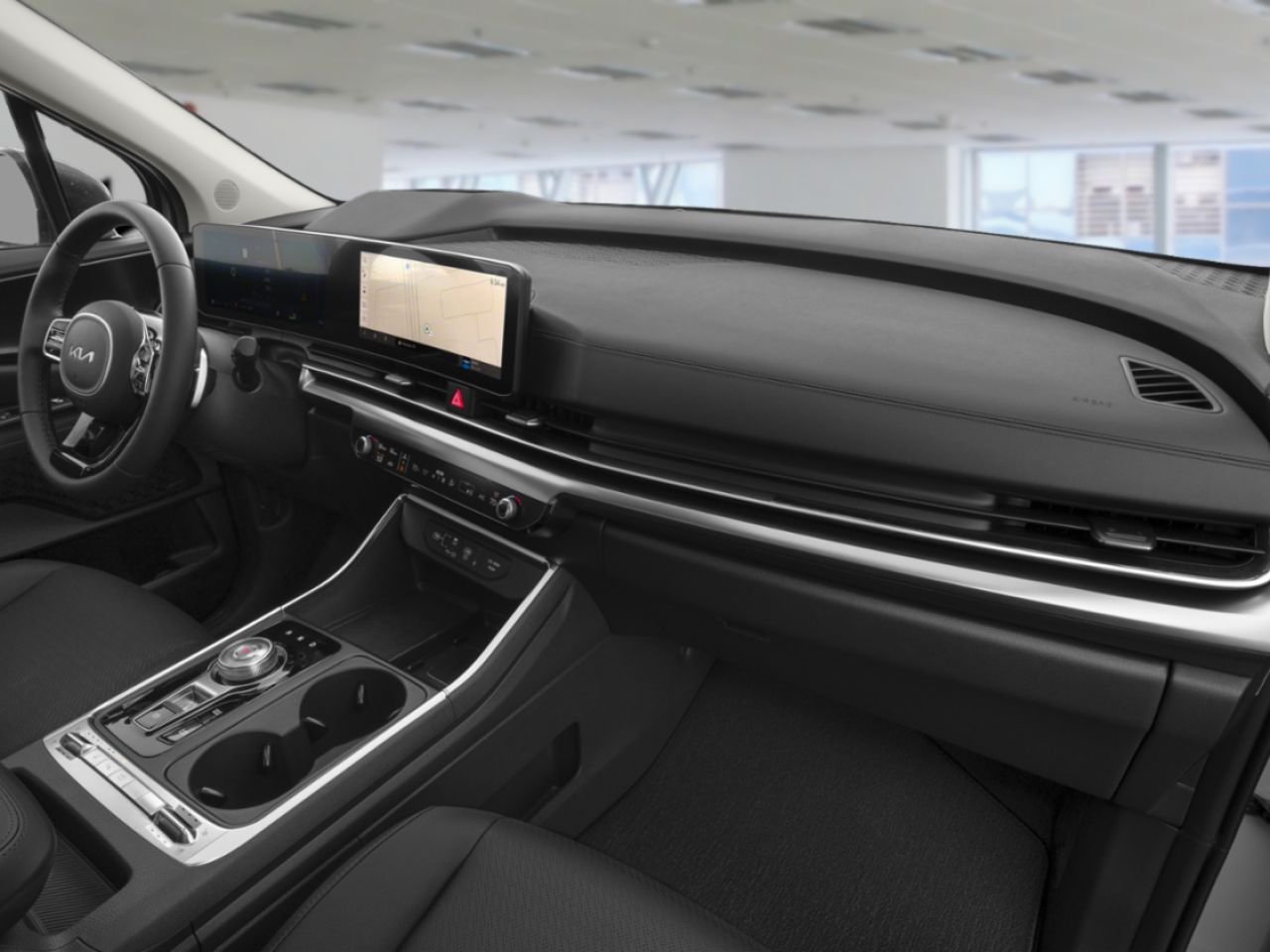 Kia Carnival hybride 2027 Blanc neige nacré Blainville - photo #9
