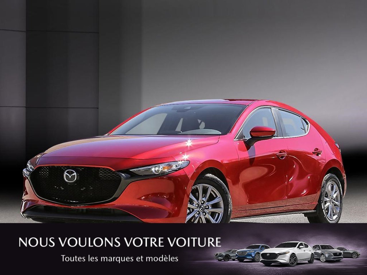 2026 Mazda Mazda3 Sport JM1BPAKL6T1883067 Soul Red Crystal Metallic Mirabel - photo #0
