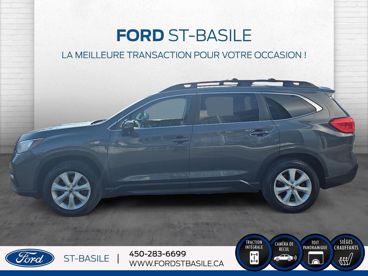2020 SUBARU ASCENT Black Saint-Basile-le-Grand - photo #2