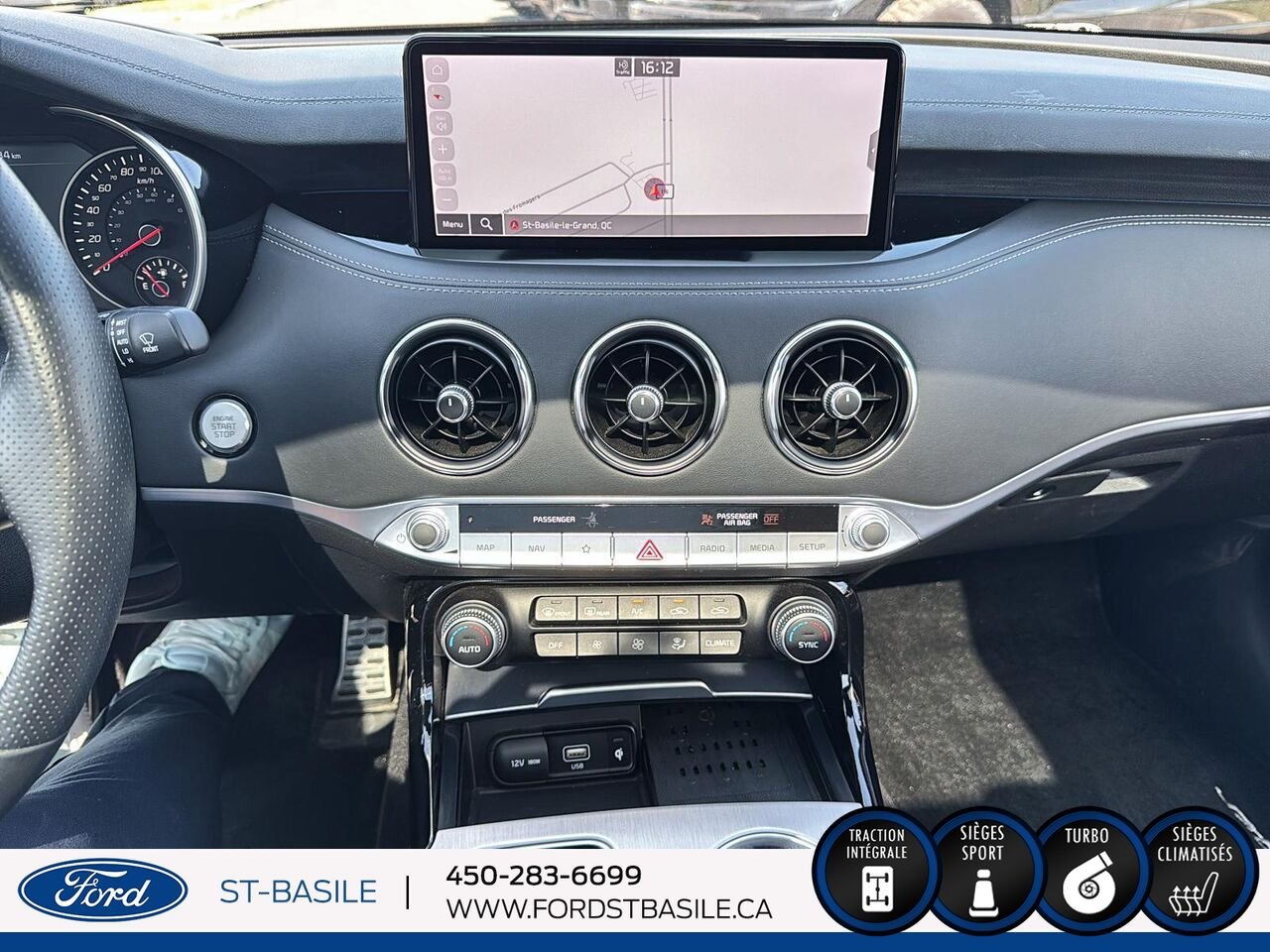 Kia Stinger 2023 Blanc Saint-Basile-le-Grand - photo #25