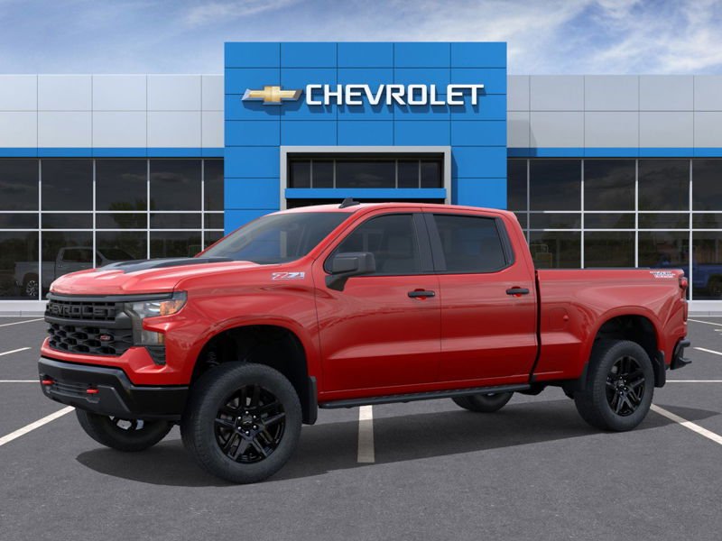 CHEVROLET Silverado 1500 Custom Trail Boss cabine multiplace 4RM 157 po 2026 Rouge ardent