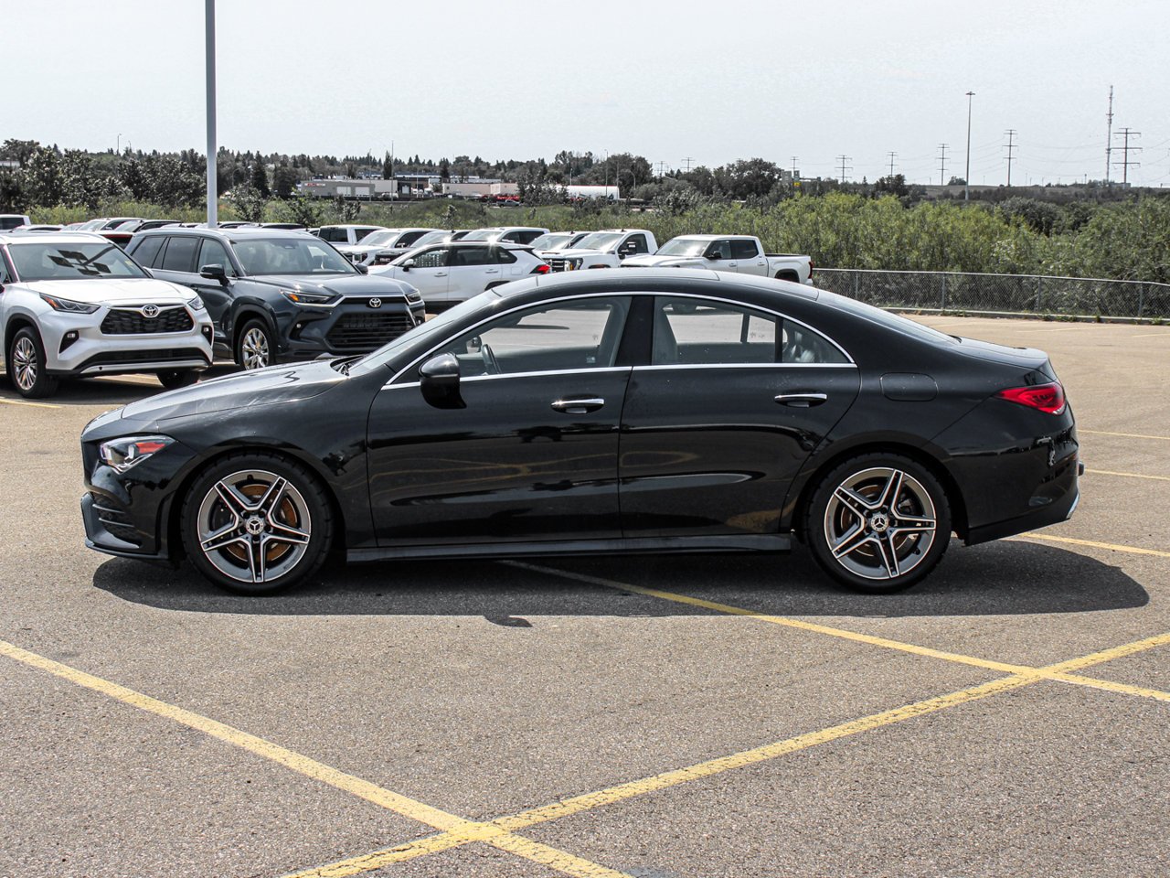 2020 Mercedes-Benz CLA CLA 250 4MATIC Coupe Black Sherwood Park - photo #4