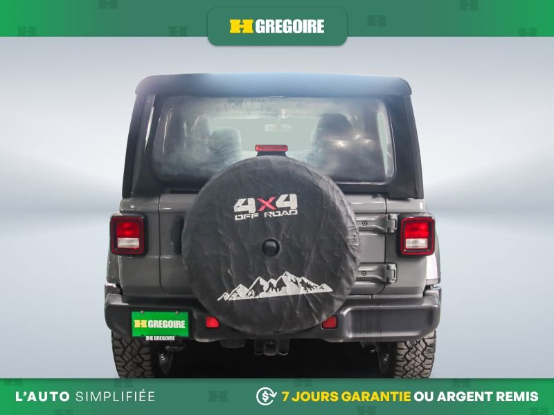 Jeep Wrangler 821166 | UNLIMITED SAHARA AUTO A/C MAGS CAM RECUL BLUETOOTH 2021 Gris Laval - photo #5