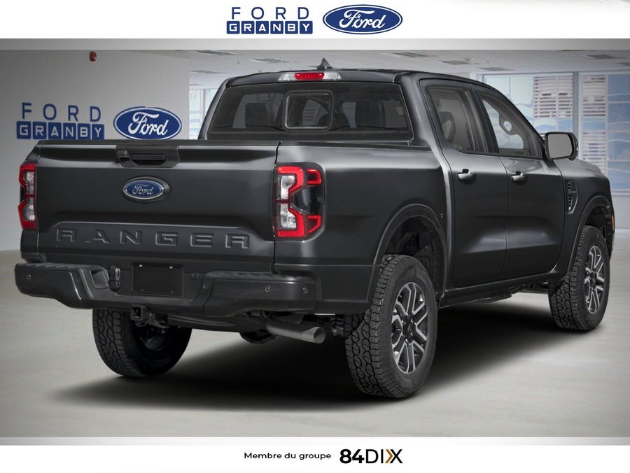 Ford Ranger LARIAT cabine SuperCrew 4RM caisse de 5 pi 2026 Noir ombre