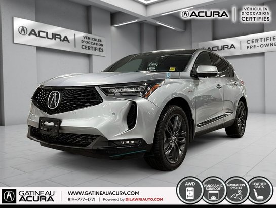 Acura RDX *** UN PROPRIO + CLEAN CARFAX + BAS KILOMÉTRAGE*** 2023 Argent