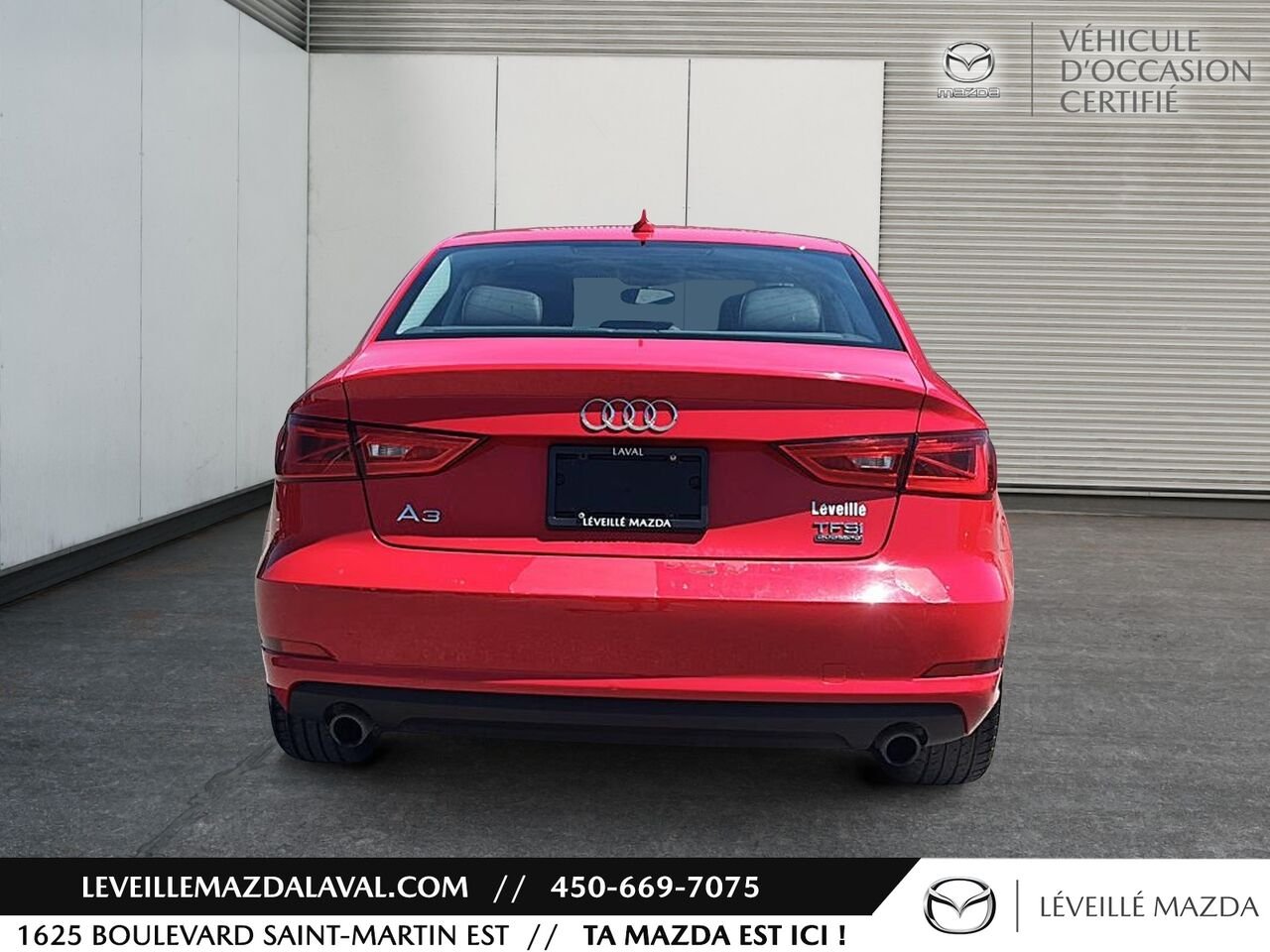 2015 Audi A3 2.0T Progressiv quattro berline 4 portes Red Laval - photo #5
