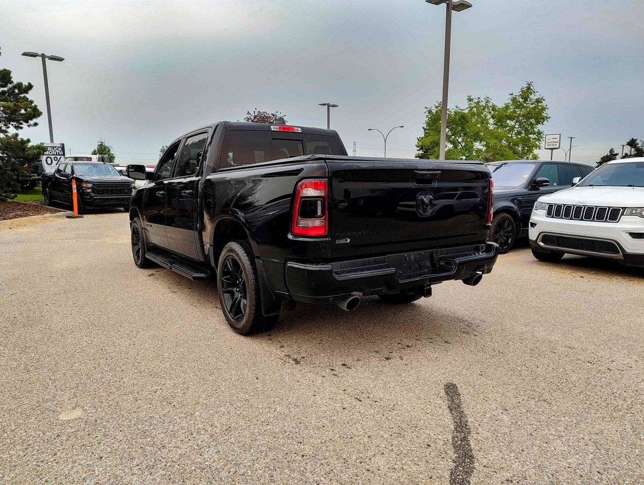 2022 Ram 1500 Sport 4x4 Crew Cab 5'7 Box Black Sherwood Park - photo #4