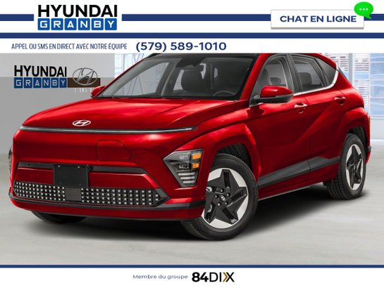 HYUNDAI Kona électrique 2026 2026 Rouge ultime