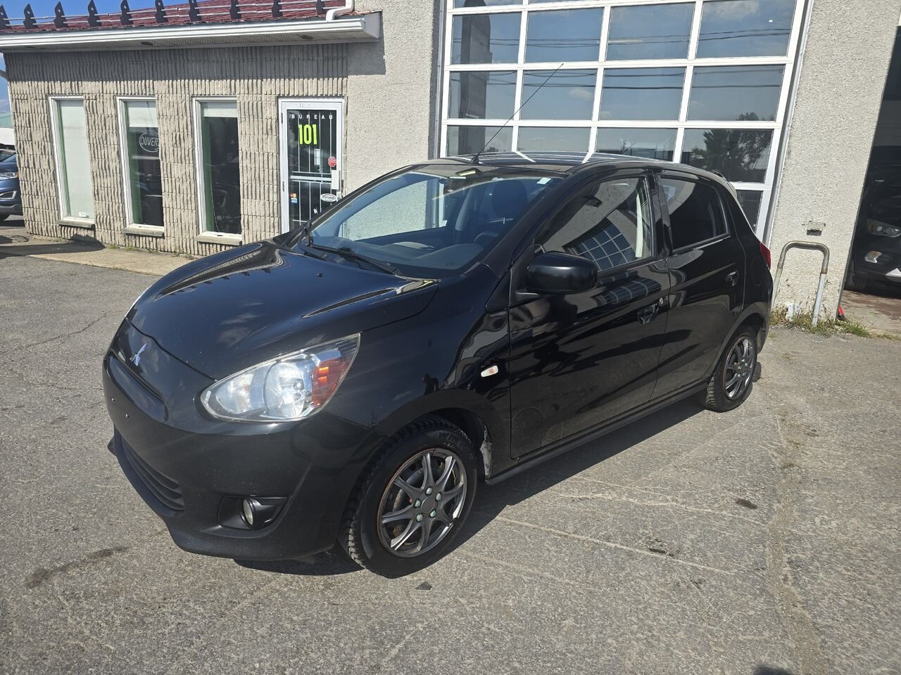 2014 Mitsubishi Mirage Black  - photo #0