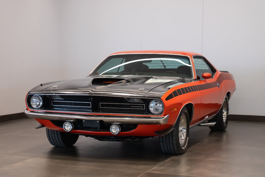 Plymouth AAR Cuda 1970 Orange Montréal - photo #0