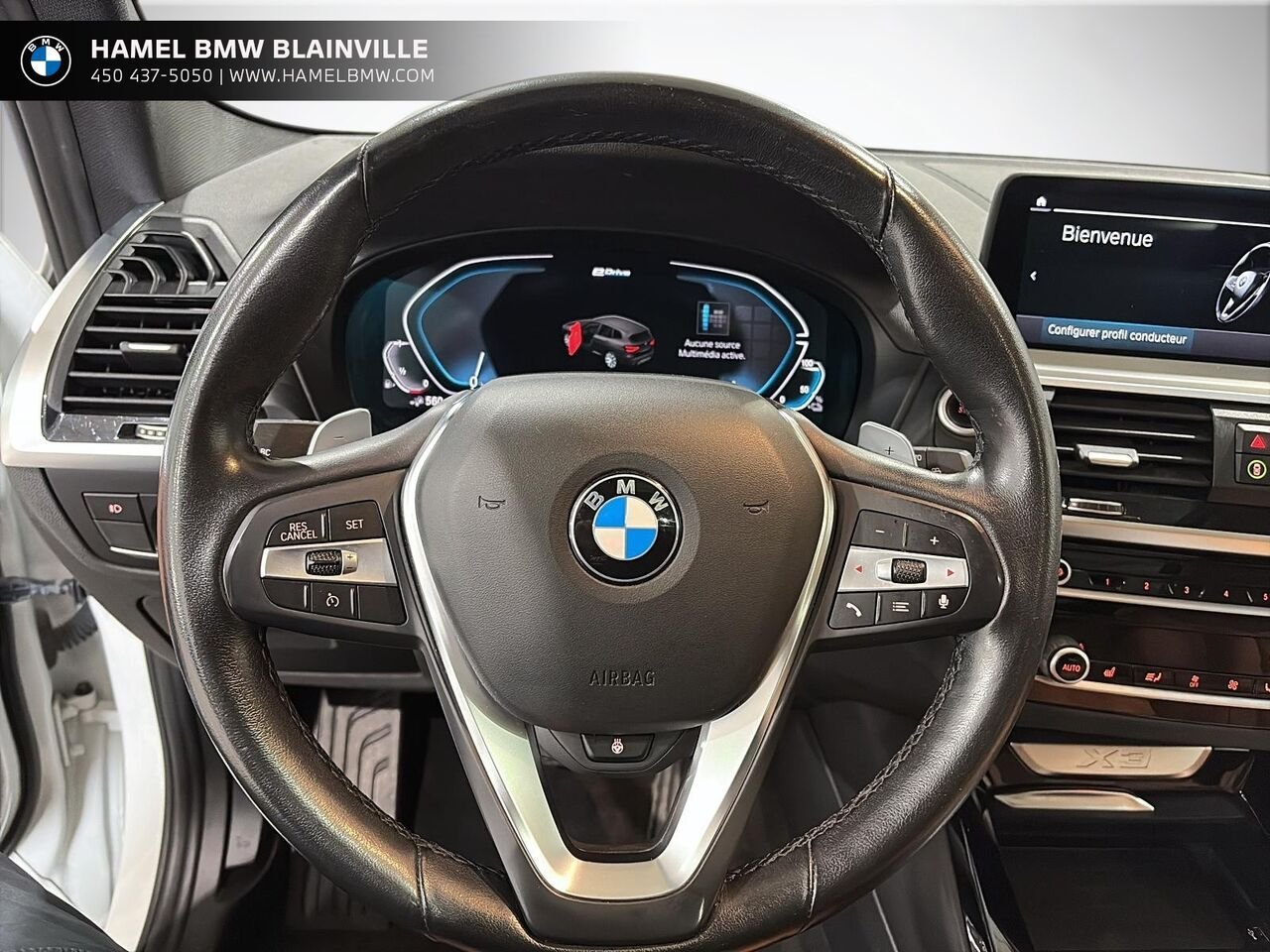 2020 BMW X3 X3 xDrive30e hybride rechargeable White Blainville - photo #11