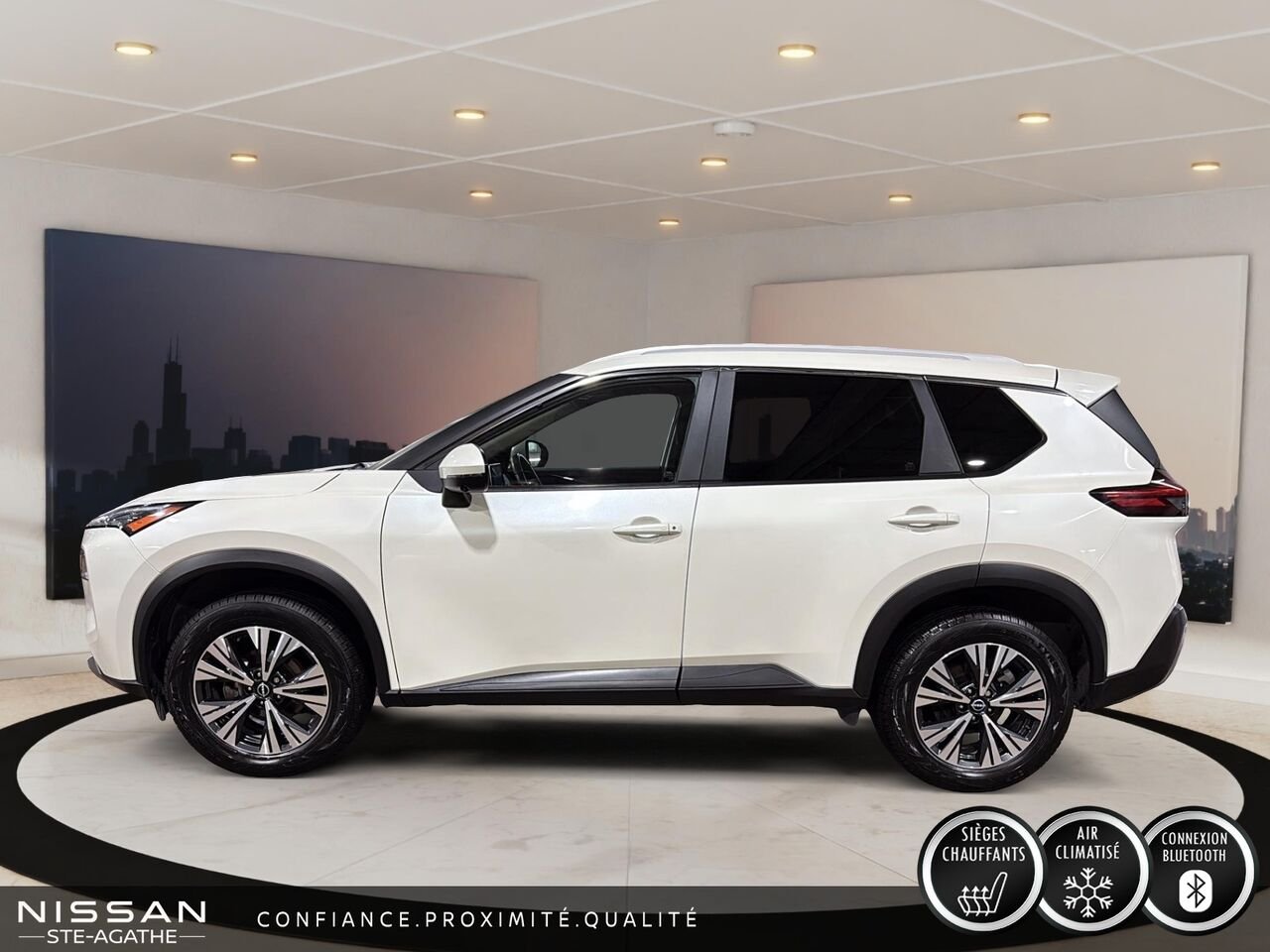 Nissan Rogue 2023 Blanc Ste-Agathe des Monts - photo #5