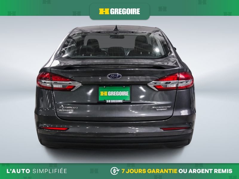 Ford Fusion 728870 | HYBRID TITANIUM CUIR TOIT MAGS CAM RECULE 2020 Gris Laval - photo #5