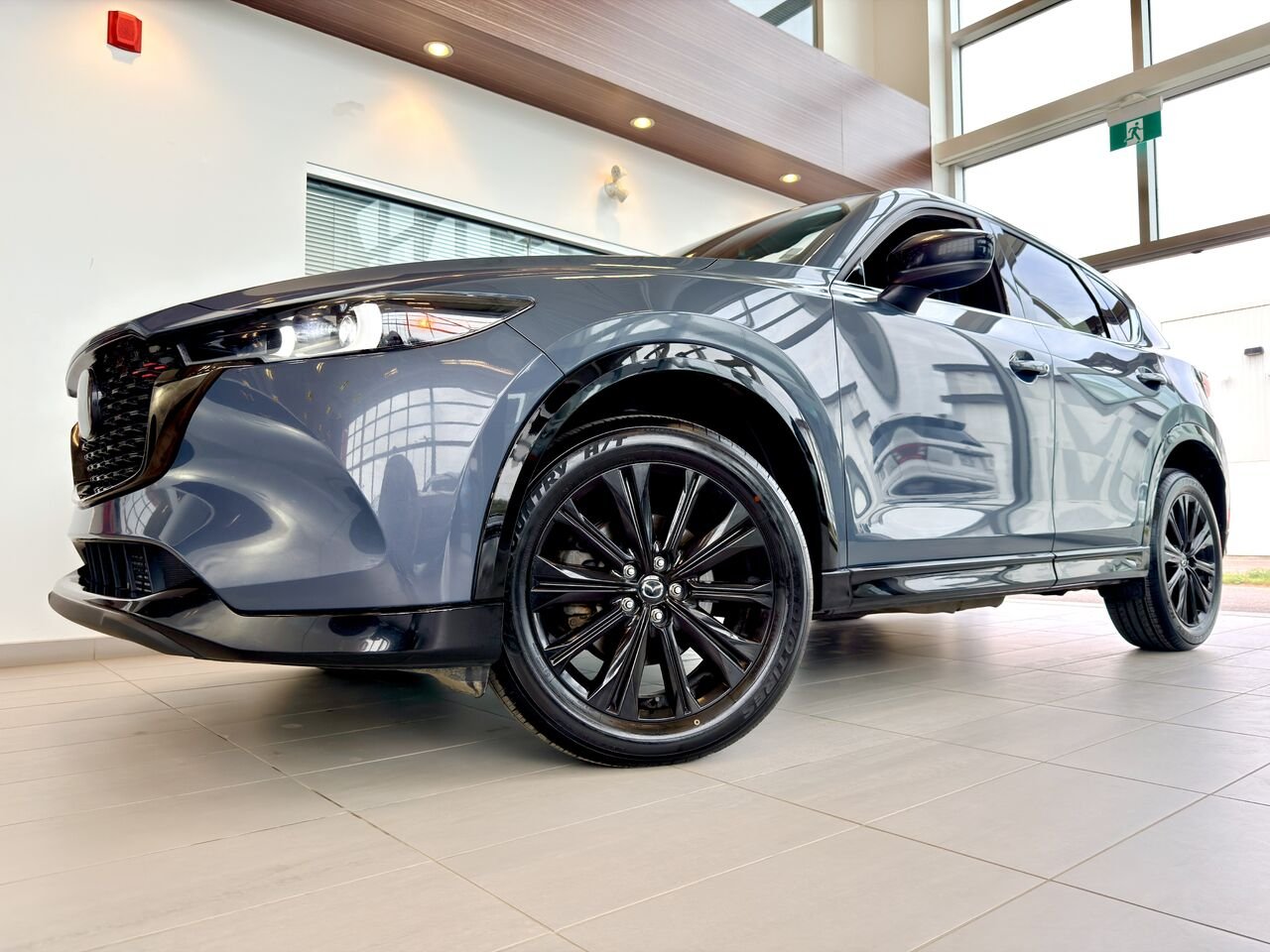 Mazda CX-5 2022 Gris Notre-Dame-des-Prairies - photo #3