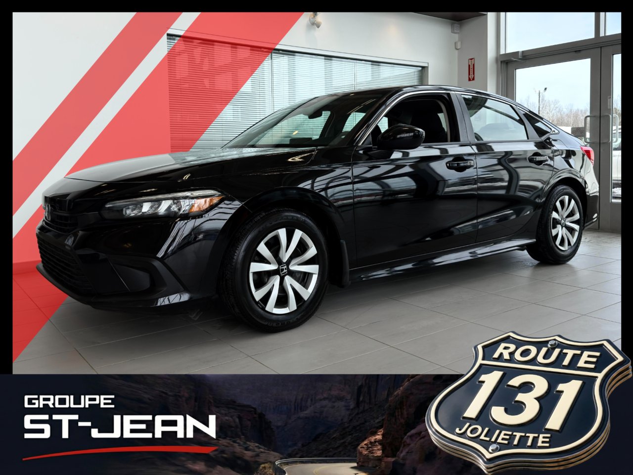 Honda Civic Sedan 2024 Noir Notre-Dame-des-Prairies - photo #0
