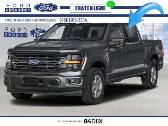 Ford F-150 XLT cabine SuperCrew 4RM caisse de 5,5 pi 2026 Gris carbonisé métallisé