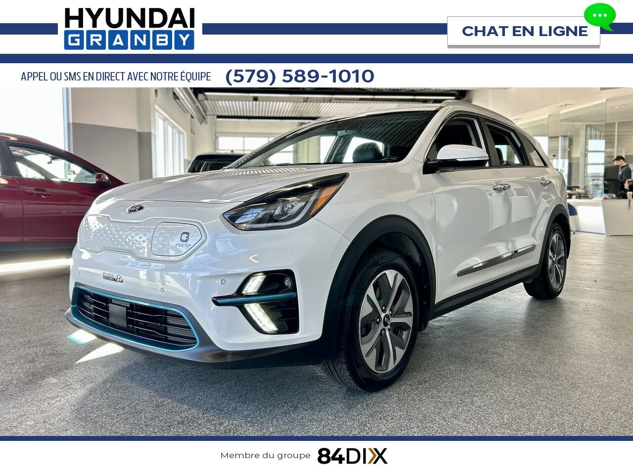 Kia Niro électrique 2019 Blanc Granby - photo #3
