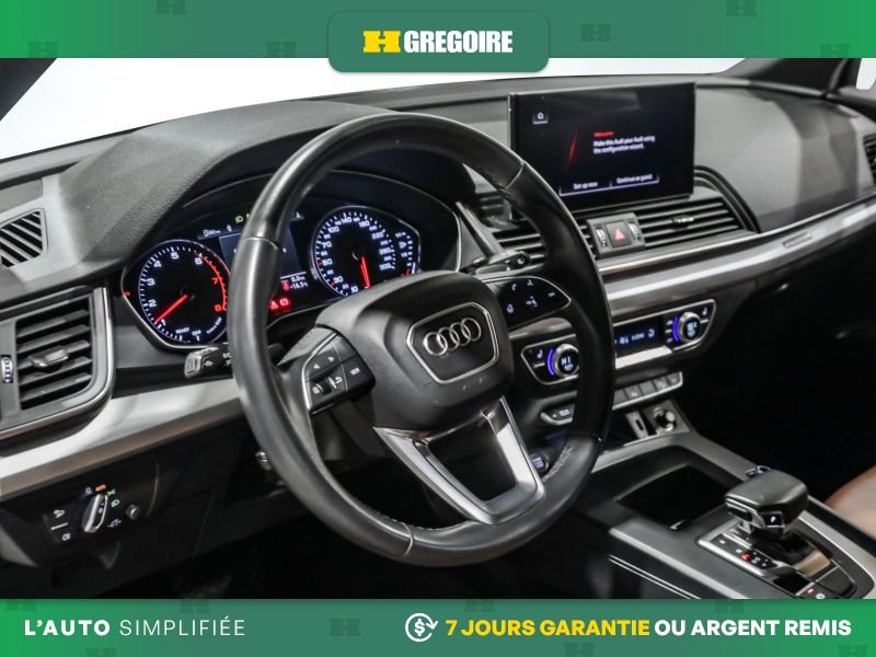 Audi Q5 727999 | Komfort AWD AUTO AC CUIR GR ELECT MAGS CAMERA RECU 2023 Blanc Laval - photo #11
