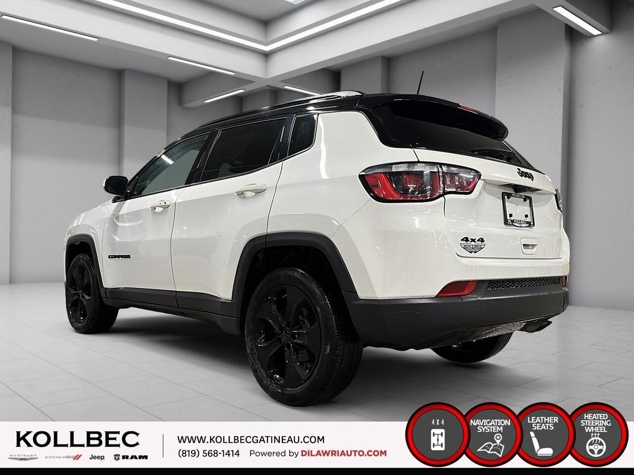 Jeep Compass 25571 | NORTH AWD 2020 Blanc Gatineau - photo #16