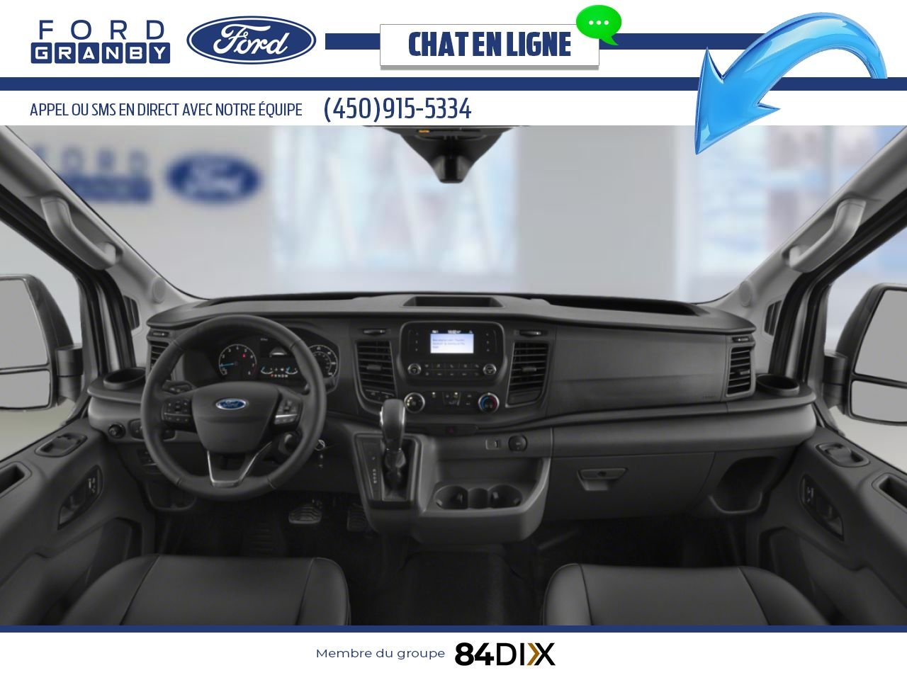 2025 Ford Transit Cargo Van Oxford White Granby - photo #5