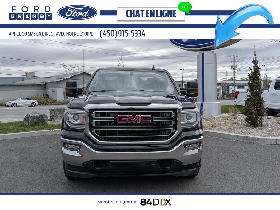 GMC Sierra 1500 SLE cabine double 4RM, 143,5 po 2016 Noir