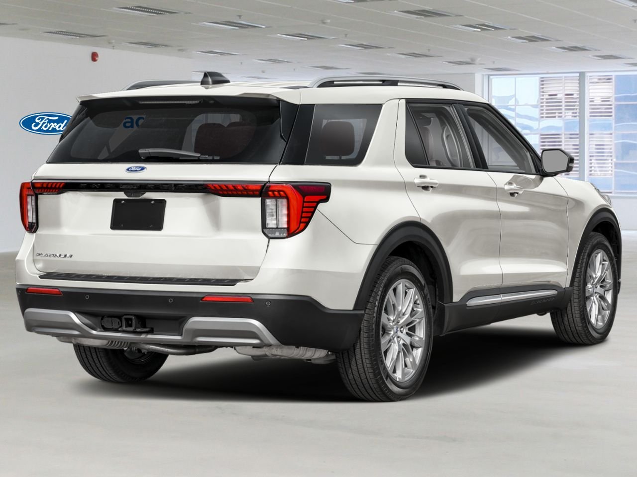 2026 Ford Explorer Star White Metallic Tri-Coat Rouyn-Noranda - photo #1