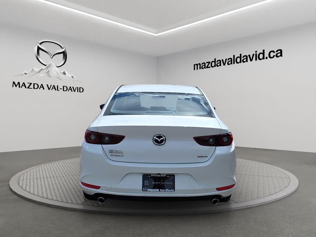 2025 Mazda Mazda3 GX TA BA, commande audio au volant, détecteur d'angles morts, cruise control White Val-David - photo #19