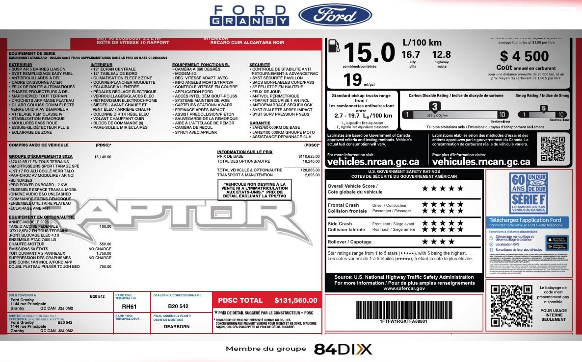 Ford F-150 2026 Bleu Granby - photo #46