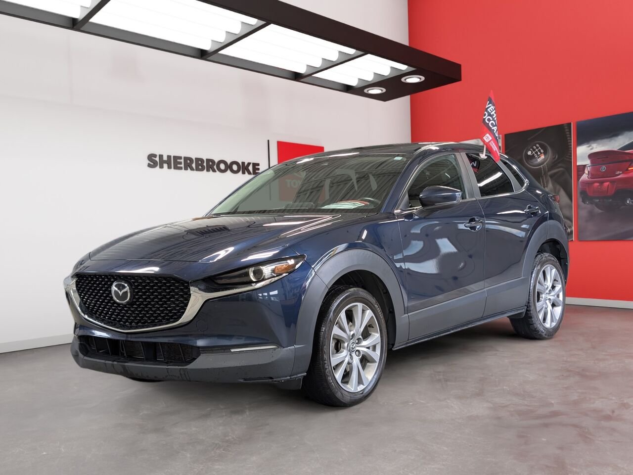 Mazda CX-30 GS/SIÈGES CHAUFFANTS/VOLANT CHAUFFANT/DÉMARRAGE SANS CLÉ/AC 2022 Bleu Sherbrooke - photo #0