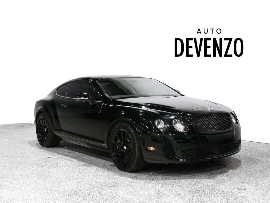 2010 Bentley Continental Supersports AWD W12 621hp 2010 Black