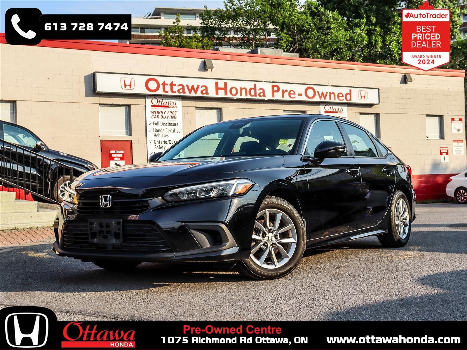 Honda Civic Berline EX 2024 Black Ottawa & Gatineau - photo #0