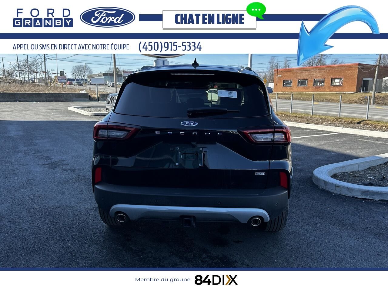 2025 Ford Escape Agate Black Metallic Granby - photo #3