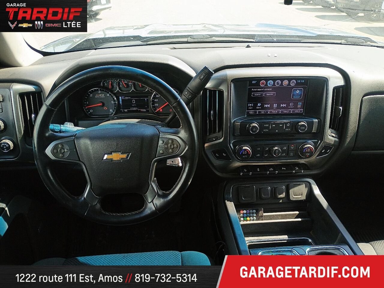 CHEVROLET SILVERADO 1500 4RM, EMP. COURT, CABINE 2018 Bleu Amos - photo #11