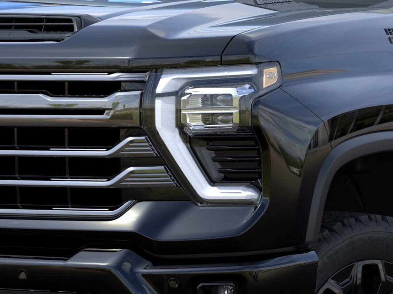 Chevrolet Silverado 2500HD High Country cabine multiplace 4RM 159 po 2025 NOIR Gatineau - photo #9