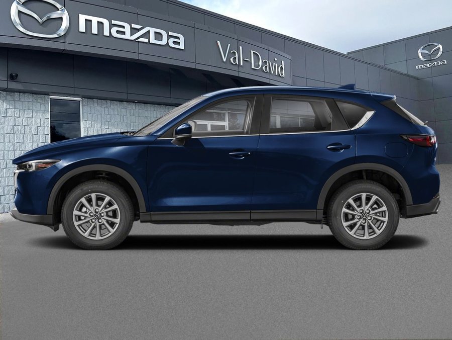 2025 Mazda CX-5 Gs, awd, sièges, volant et rétroviseurs chauffants, hayon électrique Deep Crystal Blue Mica