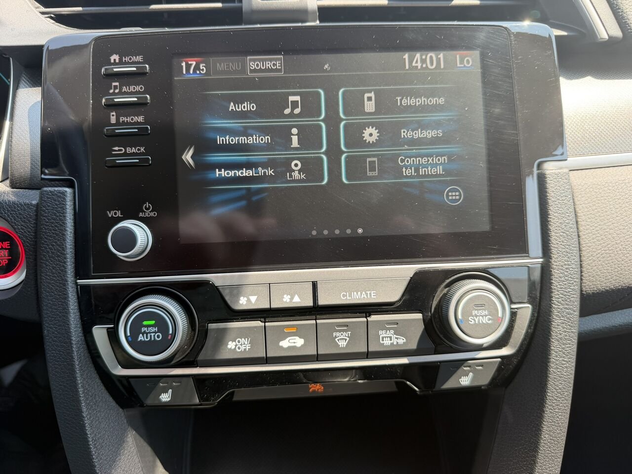 2019 Honda Civic Berline EX AUTOMAITQUE Black Laval - photo #22