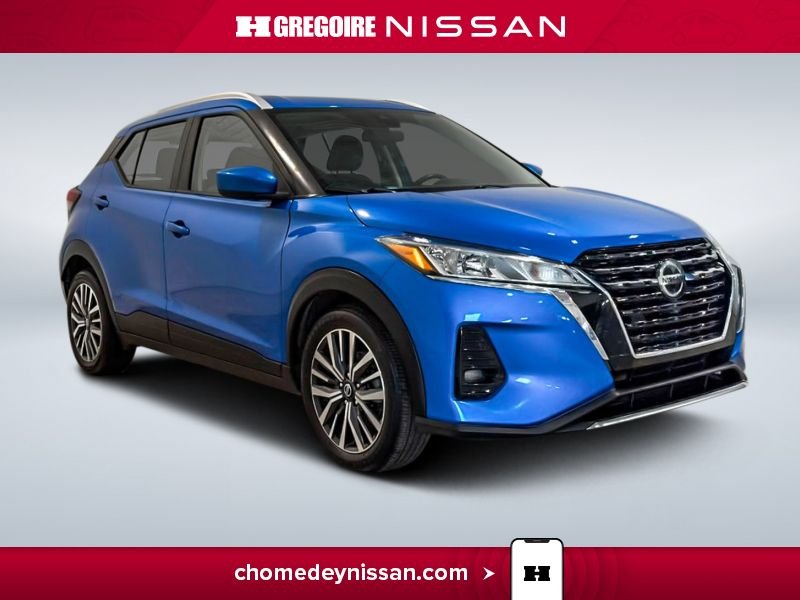 Nissan Kicks CR6962 | SV Mag Carplay Bancs Chauffants à partir 2.99% 2021 Bleu Laval - photo #0