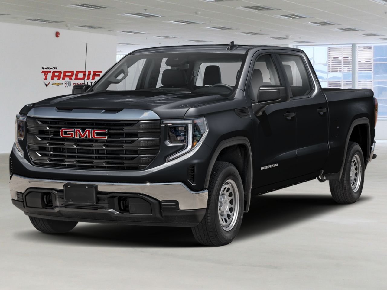 GMC Sierra 1500 Pro cabine multiplace 4RM 147 po 2026 Noir onyx Amos - photo #0