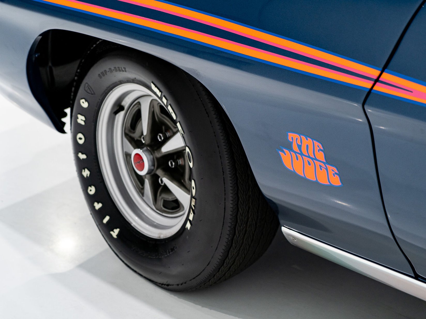 Pontiac GTO The Judge Matching# Ram Air III 4-speed **PRIX EN USD** 1970 Bleu Montréal - photo #4