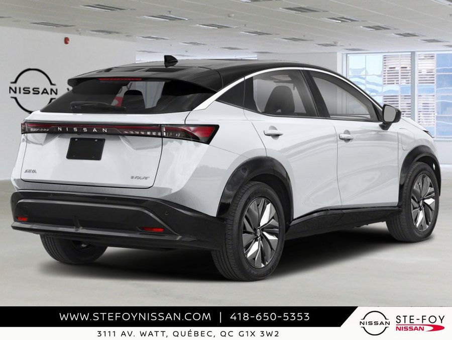 2026 NISSAN ARIYA 2026 Everest White Pearl Tricoat/Black Diamond Pearl