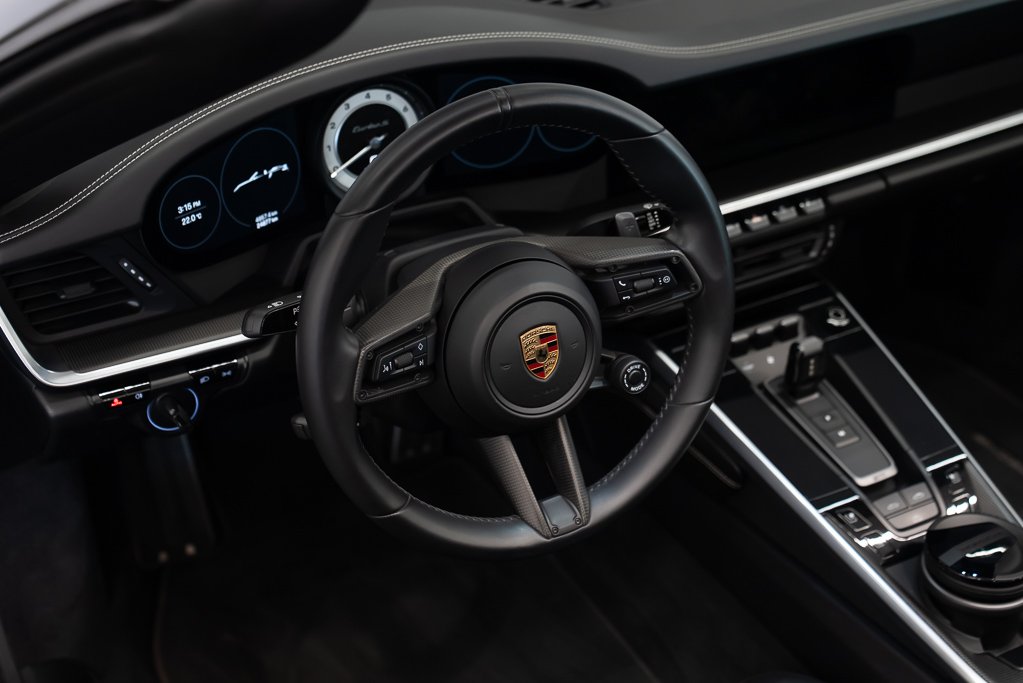 2021 Porsche 911 Turbo S cabriolet Black Kirkland - photo #13