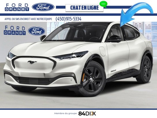 Ford Mustang Mach-E Sélect TI 2025 Blanc astral métallisé trois couches
