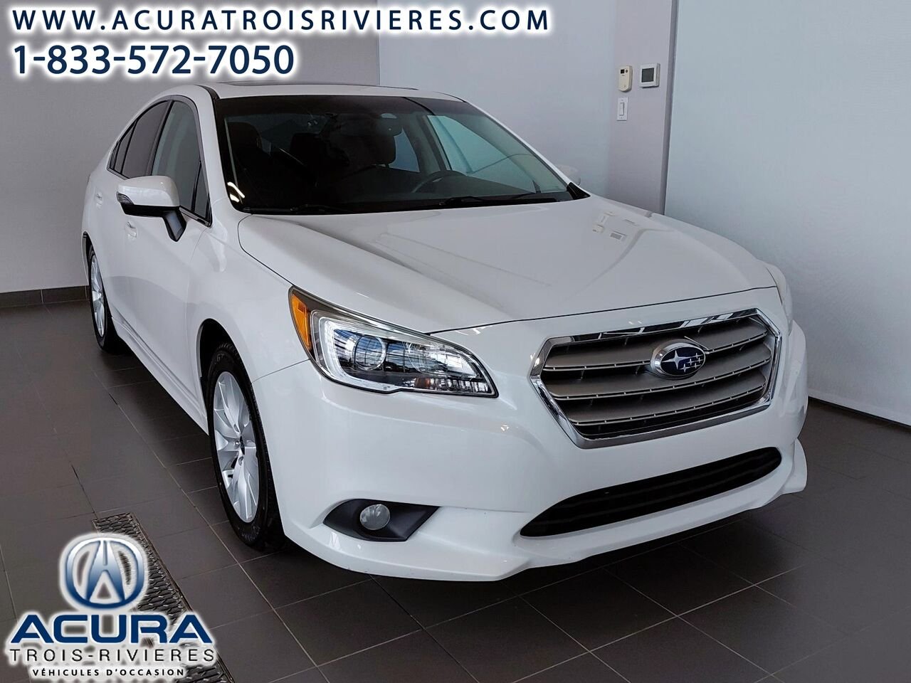 Subaru LEGACY SYMMETRICAL AWD 2017 Blanc Trois-Rivières - photo #3